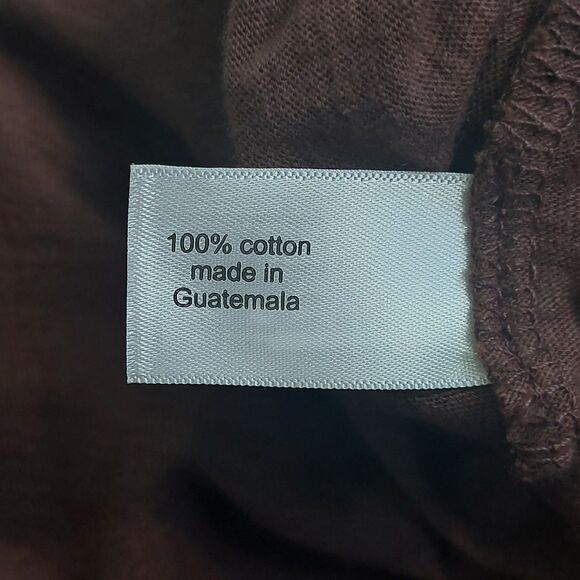 Lane Bryant V-Neck T Shirt Ruched Sides Size 22/24 Brown L/S Minimalist NEW - Picture 5 of 9